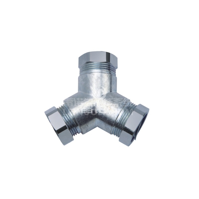 锌合金Y型三通接头